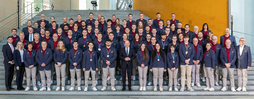 2 Am 3. Dezember 2024 empfing Bundeskanzler Olaf Scholz die Deutsche Berufe-Nationalmannschaft der WorldSkills Lyon 2024.