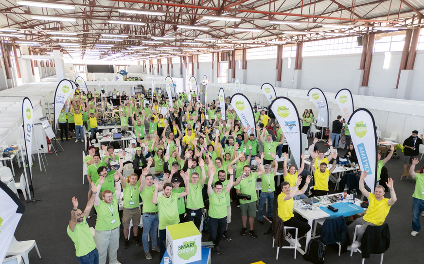 Begeisterung an der Innovation: Rund 1.000 Menschen kamen beim Smart Green Island Makeathon zusammen.