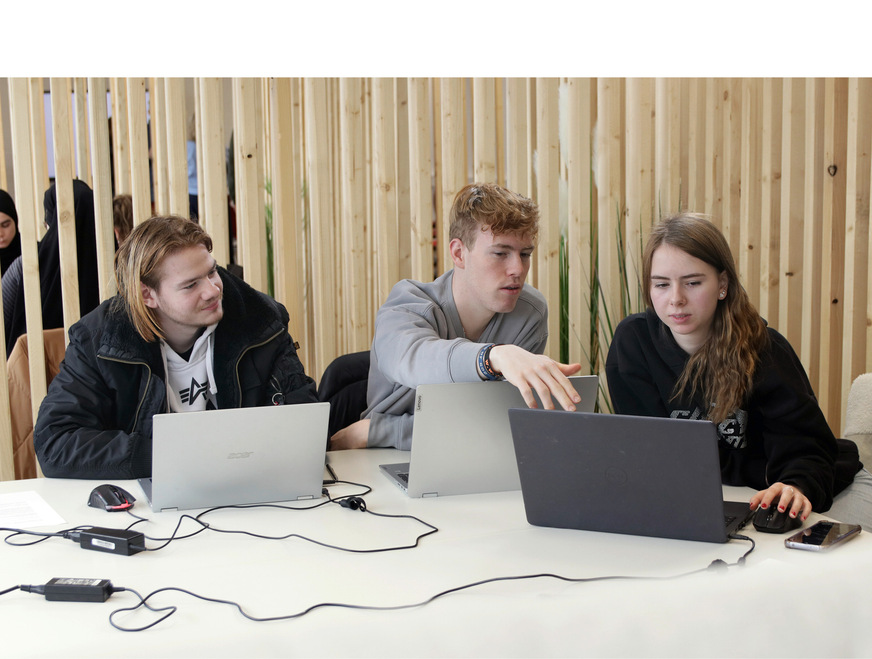 Gute Zusammenarbeit: Die Kollaborationsräume bieten sich für Projektbesprechungen an.