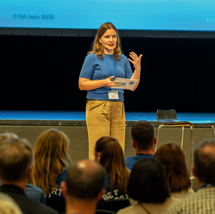 ​Wissenstransfer: Auch Vorträge gehören zur Arbeit des Teams vom Beratungsservice.