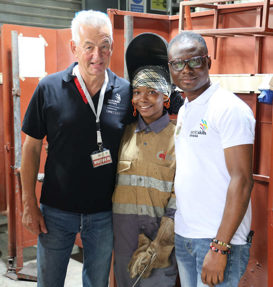 John Lohrmann als Experte bei den WorldSkills Ghana 2024.