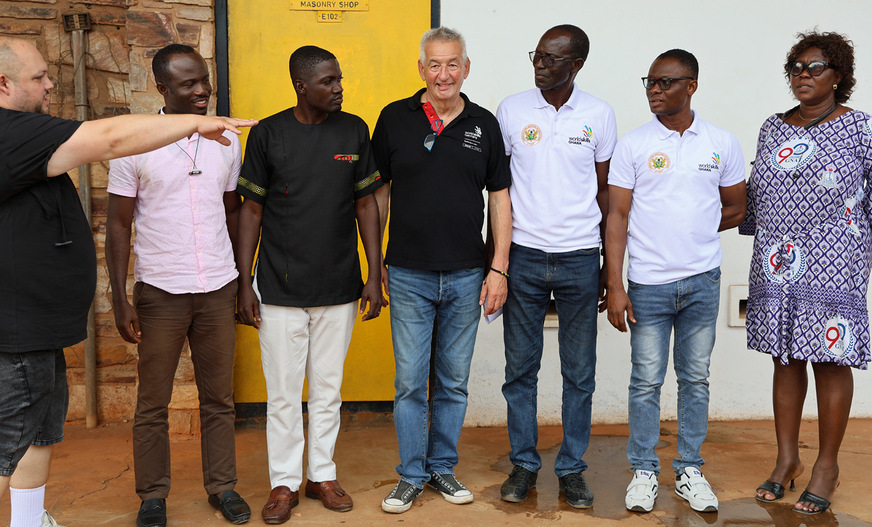 John Lohrmann als Experte bei den WorldSkills Ghana 2024.