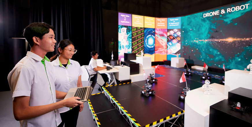 Visionär: Studierende des Institute of Technical Education in Singapur