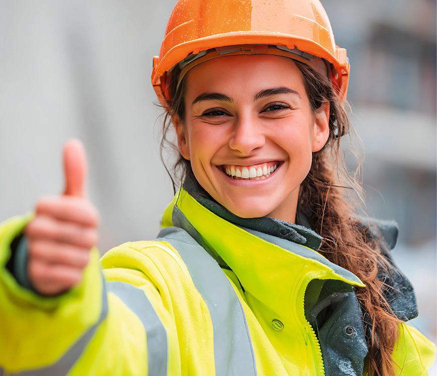 Auch auf dem Bau gilt geschlechtergerechtes Arbeiten.