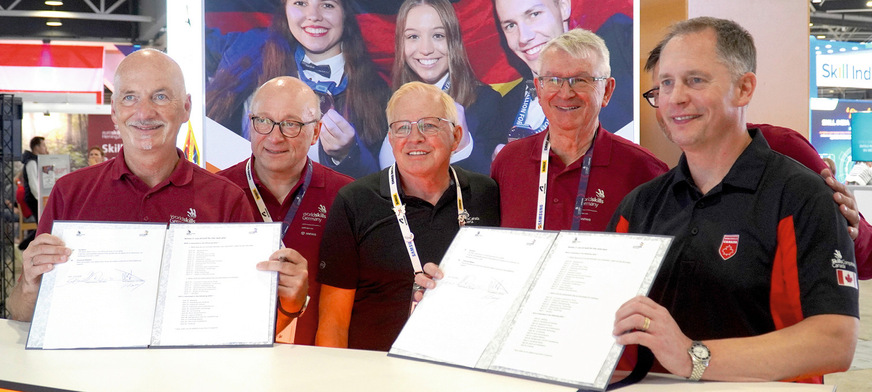 Am Rande der WorldSkills Lyon 2024 unterzeichneten Vertreter von WorldSkills Germany und Skills Canada Alberta ein Memorandum of Understanding zur künftigen Zusammenarbeit.