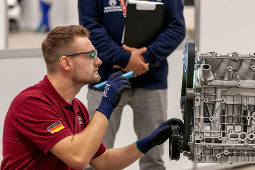 Johannes Renner, Silber in Kfz-Mechatronik