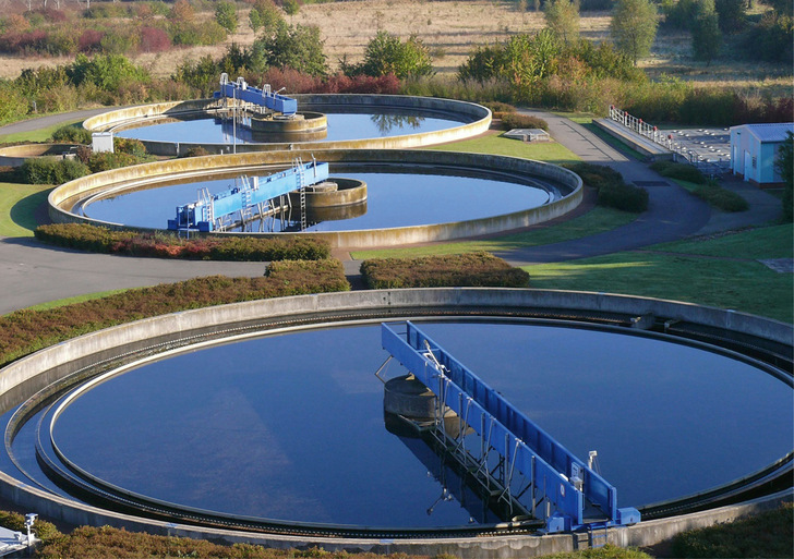 1  Kläranlage in Euskirchen, Nordrhein-Westfalen