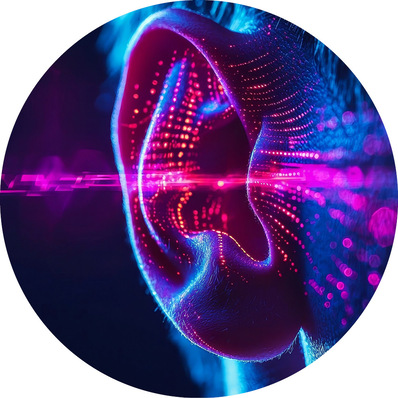 Rechenleistung im Ohr: Die winzigen Hörsysteme verbinden sich drahtlos mit dem Handy, filtern Stimmen aus Umgebungslärm heraus und justieren sich selbstständig je nach Situation.